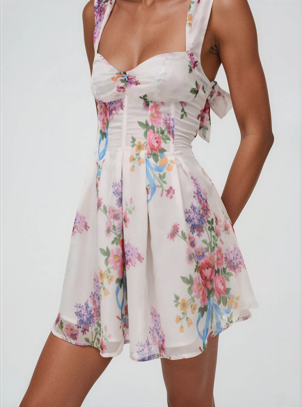 August Mini Dress – White (Final Sale)