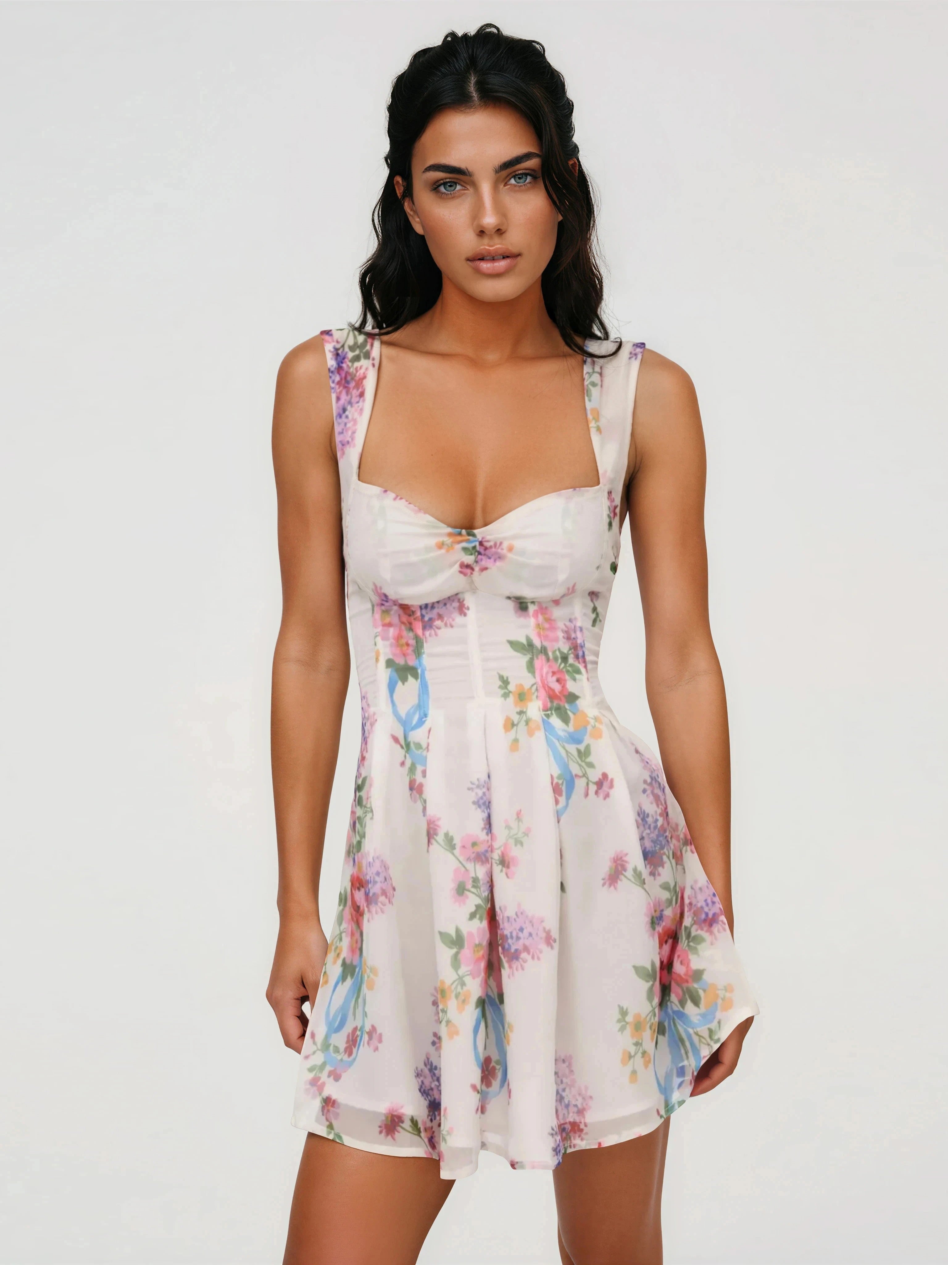 August Mini Dress – White (Final Sale)