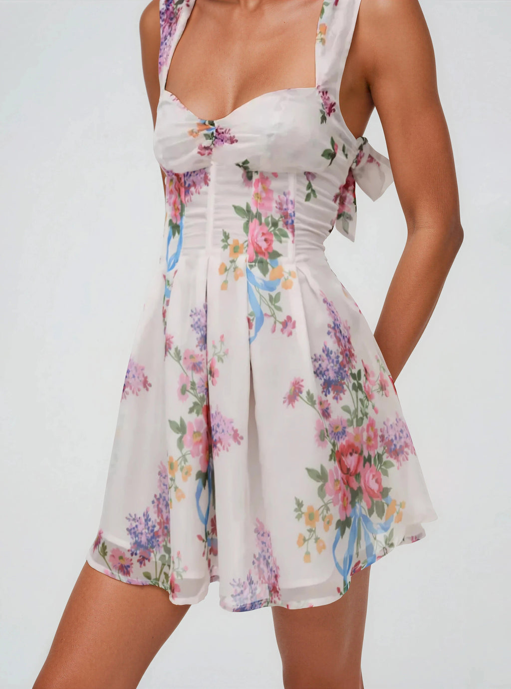 August Mini Dress – White (Final Sale)